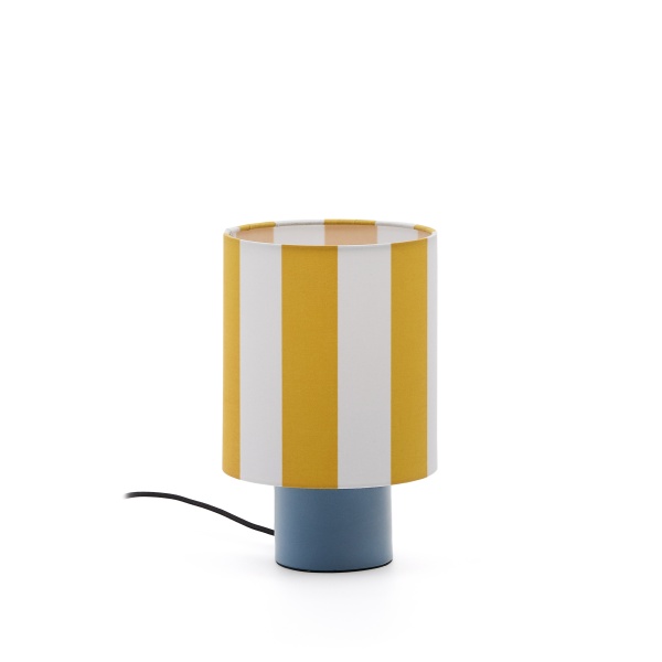 Настольная лампа Ciral из металла с синей окраской от интернет-магазина IDODOM.RU