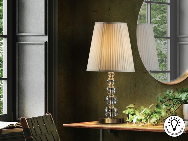 Настольная лампа Mercury шампань большая от интернет-магазина IDODOM.RU