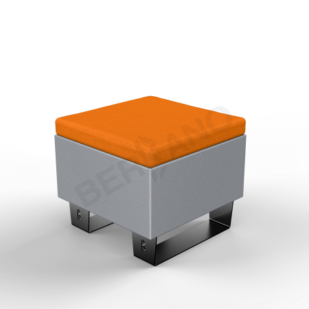 Скамейка Brick 60 Graphite, Orange