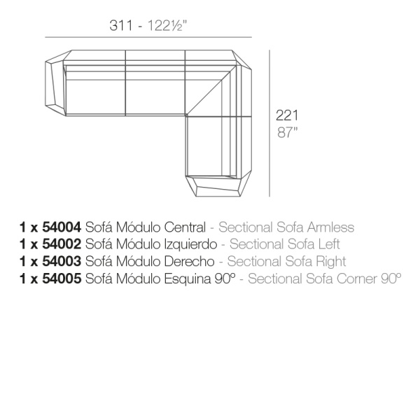 Диван модульный Faz от интернет-магазина IDODOM.RU