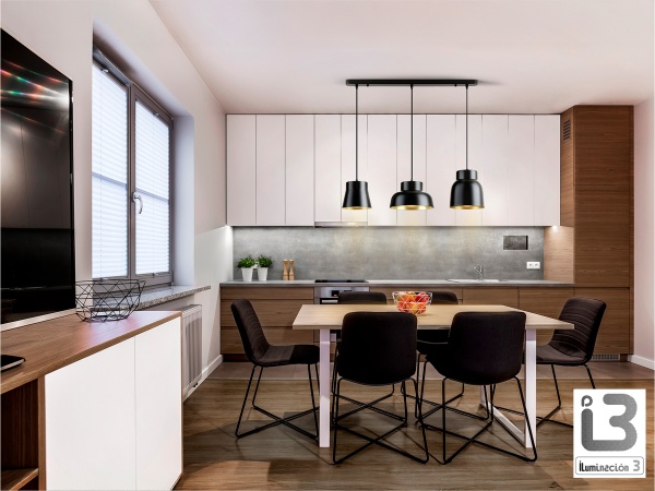 Vulcano Люстра 3L черный/золотистый от интернет-магазина IDODOM.RU