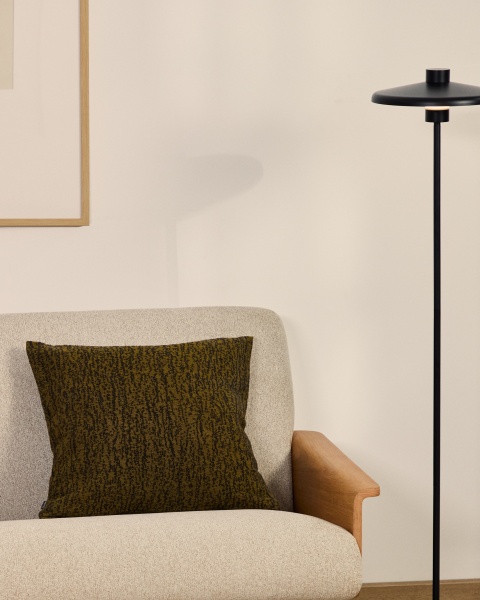 Чехол на подушку Melien из жаккарда зеленый  50 x 50 см от интернет-магазина IDODOM.RU