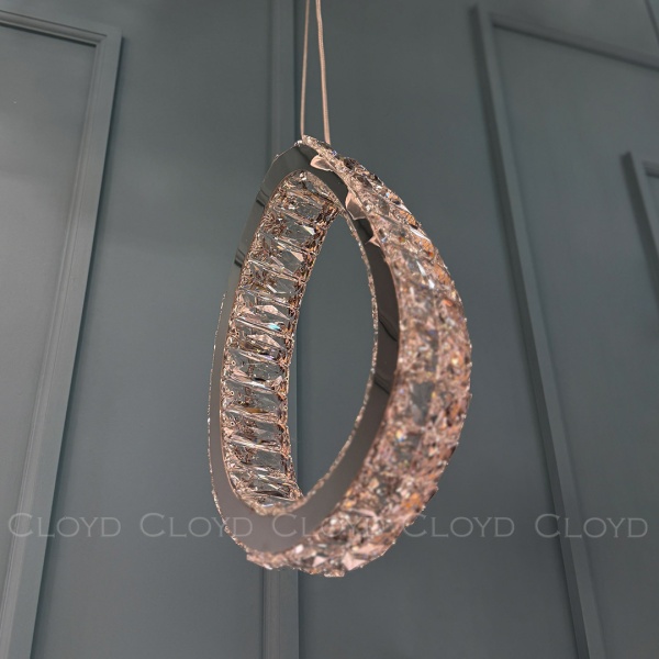 Подвесной светильник Cloyd INEZ P1 / выс. 32 см - хром (арт.11566) от интернет-магазина IDODOM.RU