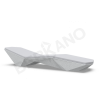 Шезлонг Quaro с подушками White Granite, Gray
