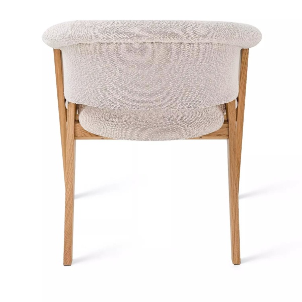 Кресло Claus, дуб натуральный, букле, серый от интернет-магазина IDODOM.RU