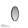 Зеркало овальное Varket Elips 1 от интернет-магазина IDODOM.RU