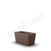 Кашпо Trapezio 42H DB Brown