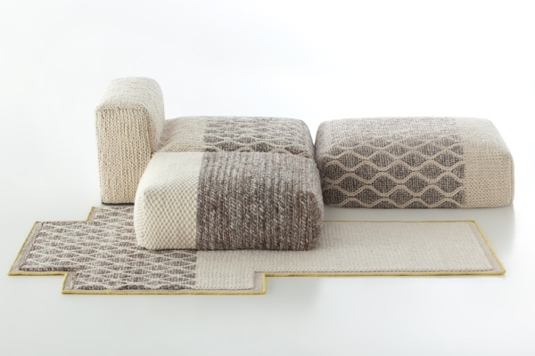 Пуф модульный Mangas Space Rhombus Ivory от интернет-магазина IDODOM.RU