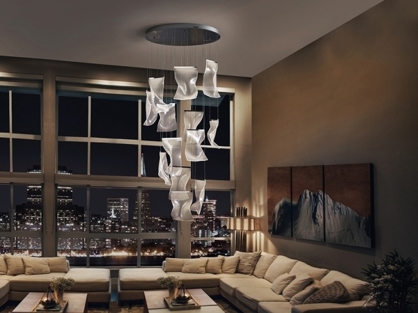 Люстра Velos II 13L хром DIMABLE от интернет-магазина IDODOM.RU