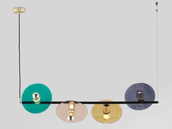 Подвесной светильник Ohlala черный - латунь (плафоны не в комплекте) от интернет-магазина IDODOM.RU