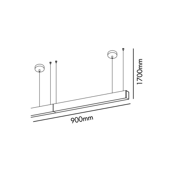 Подвесной мультифункциональный светильник Ore LED 90см 18W 3000 от интернет-магазина IDODOM.RU