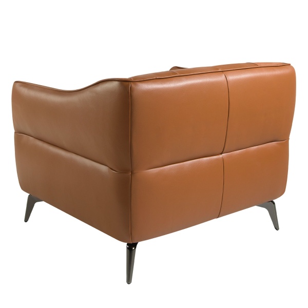 Кресло 5098/KF150-1P с кожаной обивкой капитоне от интернет-магазина IDODOM.RU