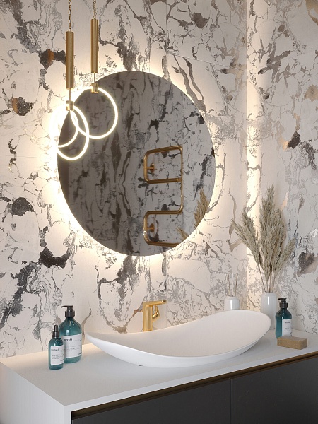 Зеркало круглое без рамы Radius от интернет-магазина IDODOM.RU