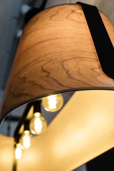 Люстра Stood 5L деревянная от интернет-магазина IDODOM.RU