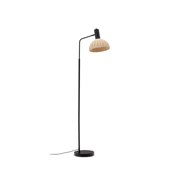 Damila Торшер из ротанга и черного металла от интернет-магазина IDODOM.RU