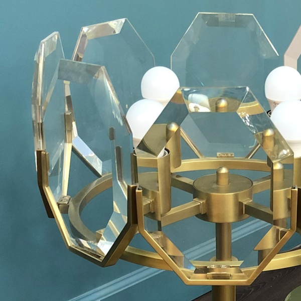 Настольная лампа Cloyd ARDEC T4 / выс. 58 см - латунь (арт.30054) от интернет-магазина IDODOM.RU