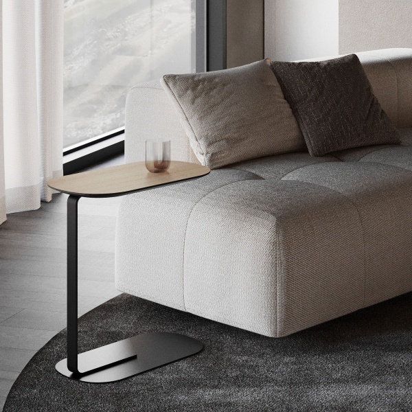 Журнальный столик приставной Side шпон белый шоколад от интернет-магазина IDODOM.RU