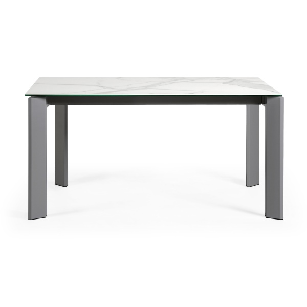 Стол Atta 160 (220) x90 антрацит, керамика от интернет-магазина IDODOM.RU