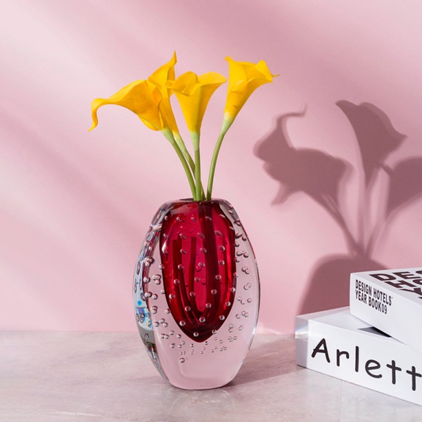 Ваза Cloyd ZANNY Vase / выс. 17 см - красн. стекло (арт.50048) от интернет-магазина IDODOM.RU