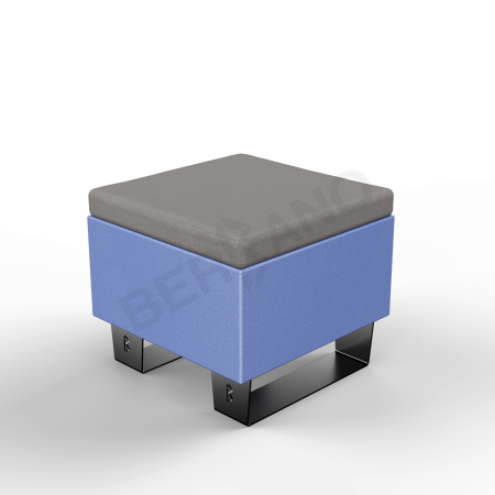 Скамейка Brick 60 Wave Blue, Graphite