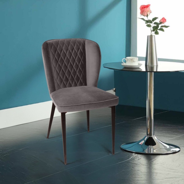 Стул Next, бархат антрацит 14 от интернет-магазина IDODOM.RU