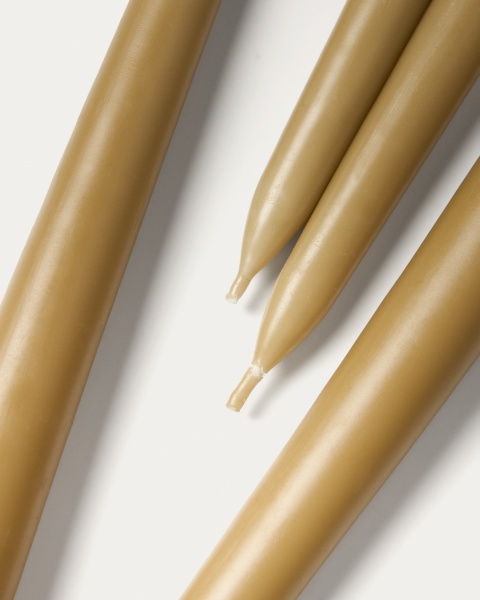 Набор Talinen из 4 бежевых свечей от интернет-магазина IDODOM.RU