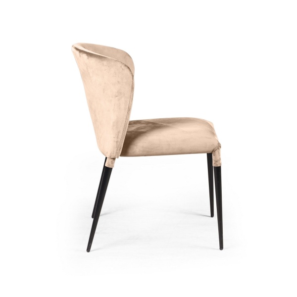 Стул Albert (Альберт), бархат бежевый 5 от интернет-магазина IDODOM.RU