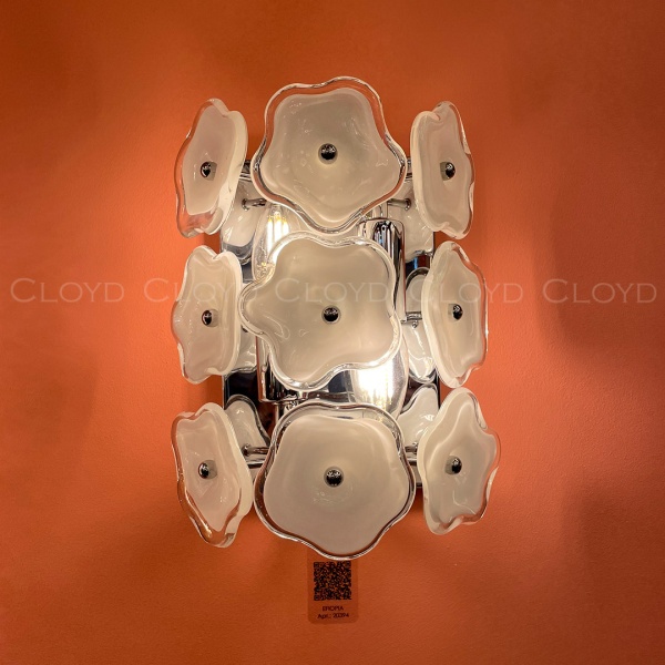 Бра Cloyd EFIOPIA W2 / выс. 28 см - хром (арт.20394) от интернет-магазина IDODOM.RU