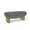Диван SLON Olive green, Graphite