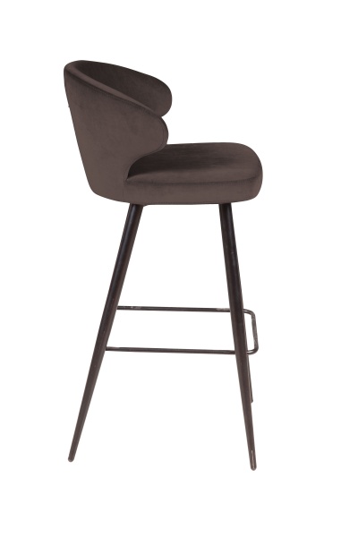 Стул барный Richard, бархат коричневый 12 от интернет-магазина IDODOM.RU