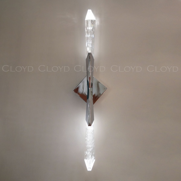 Бра Cloyd GRENGAM W2 / выс. 80 см - хром (арт.20428) от интернет-магазина IDODOM.RU