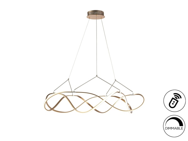 Подвесной светильник Molly 110Ø розовое золото DIM от интернет-магазина IDODOM.RU