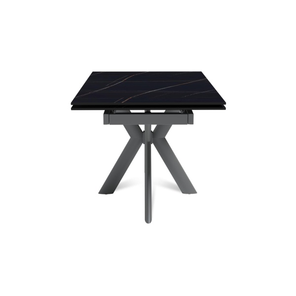 Стол раскладной Strong (140+40+40), керамика матовая Black Gold от интернет-магазина IDODOM.RU