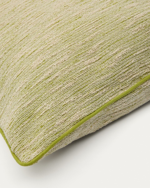 Чехол для подушки  Brisella из жаккарда зелёного цвета 45 x 45 см от интернет-магазина IDODOM.RU