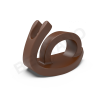 Качалка Snail коричневого цвета