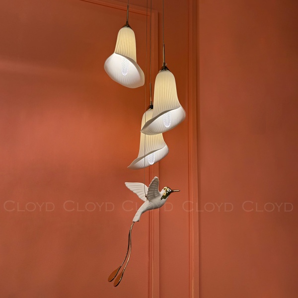 Подвесной светильник Cloyd OSANNA P3 / Ø28 см - керамика - белый (арт.11888) от интернет-магазина IDODOM.RU