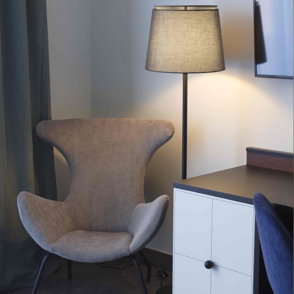 Абажур для торшера Savoy черный от интернет-магазина IDODOM.RU