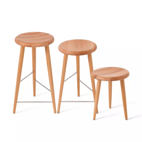 Табурет BJORN, бук натуральный от интернет-магазина IDODOM.RU