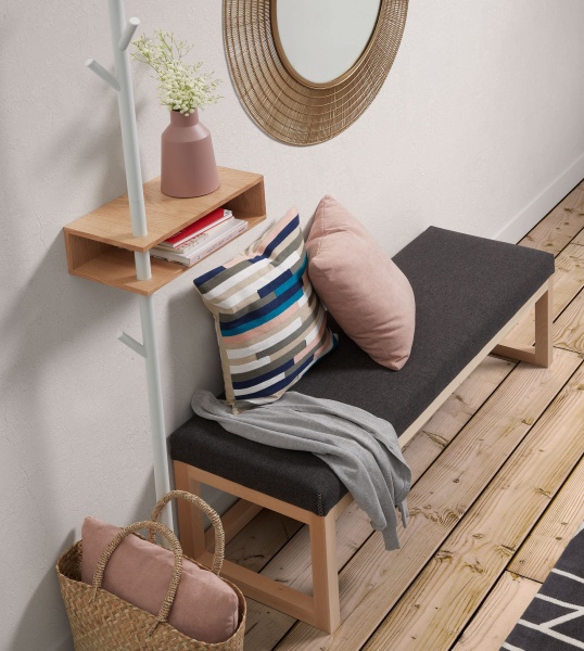 Банкетка Yola графит от интернет-магазина IDODOM.RU