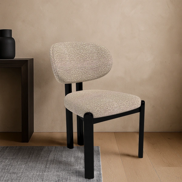 Стул Galloti, бук черный, букле noble 420 от интернет-магазина IDODOM.RU