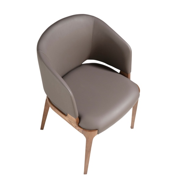 Стул 4108/ACH21093 из экокожи и основой из массива ясеня от интернет-магазина IDODOM.RU