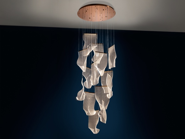 Подвесной светильник Velos 14L розовое золото от интернет-магазина IDODOM.RU