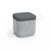 Пуф Grace серого цвета, аксессуар темно-серого цвета
