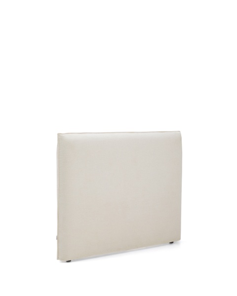 Изголовье кровати Jaira из белого шенилла со съемным чехлом для кроватей шириной до 150 см от интернет-магазина IDODOM.RU