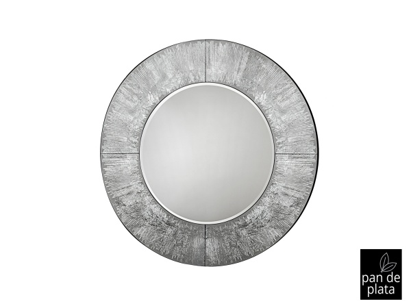 Зеркало круглое Aurora серебро от интернет-магазина IDODOM.RU