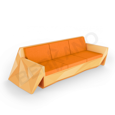 Диван Quaro с подушками Orange, Orange