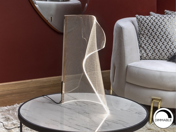 Настольная лампа Velos розовое золото от интернет-магазина IDODOM.RU