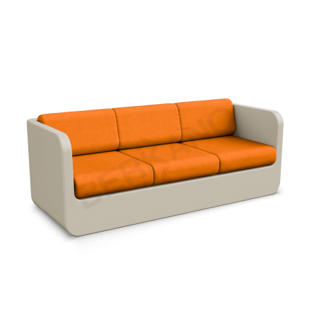 Диван Grace с подушками Bone Brown, Orange