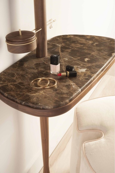 Туалетный столик Momentos мрамор Emperador / орех от интернет-магазина IDODOM.RU