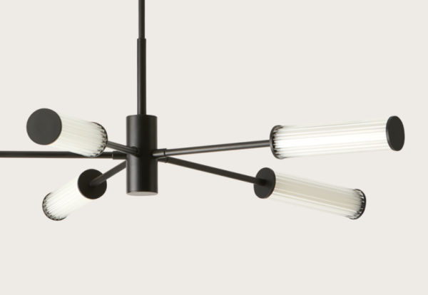 Люстра Ison 5L черная от интернет-магазина IDODOM.RU